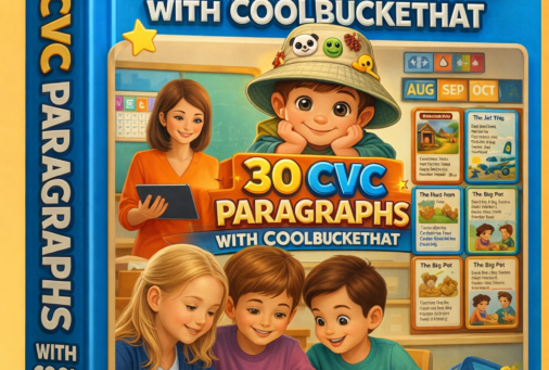 30 CVC PARAGRAPHS WITH COOLBUCKETHAT