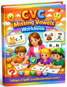 CVC Missing Vowels Workbook
